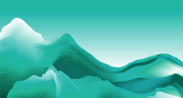 istock Trendy landscape, graphic poster, cards. Vector illustration 1351642224