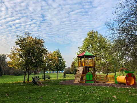 Playground in a park