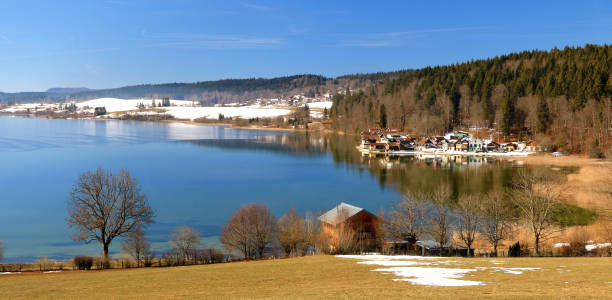 istock The lake of Saint-point 1351644822