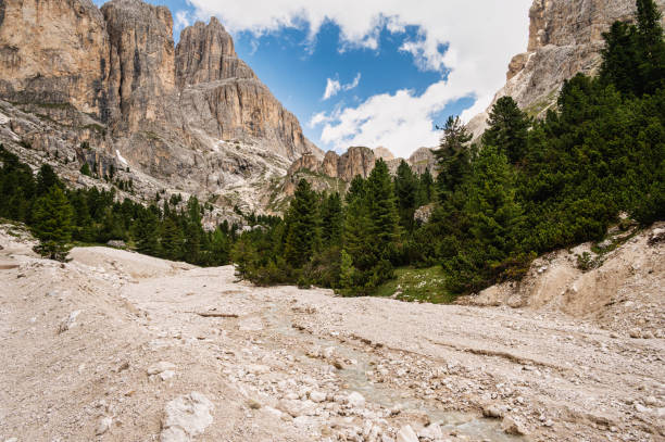 istock Mount Catinaccio group, Val di Fassa, Italy 1351648172
