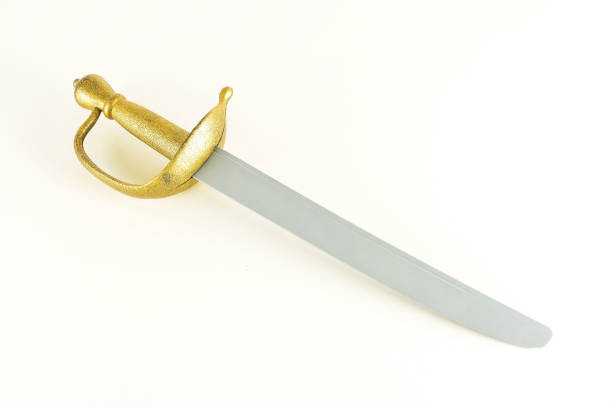 Close-up of toy sword knife