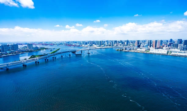 istock Aerial photo of Rainbow Bridge 1351656443