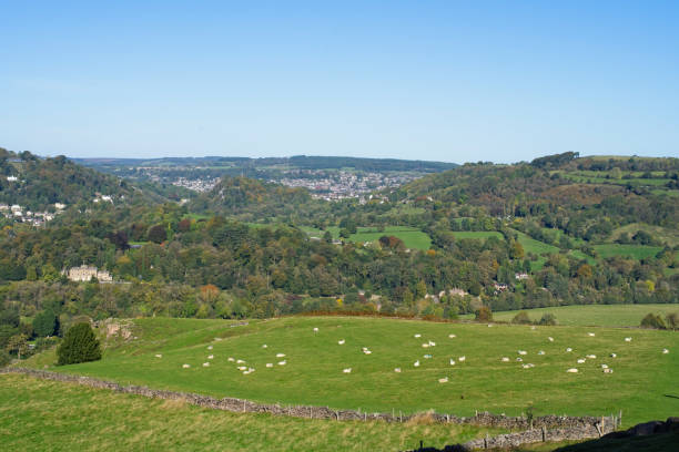 istock Hazy cloudless autumn day across the Derbyshire countryside. 1351658343
