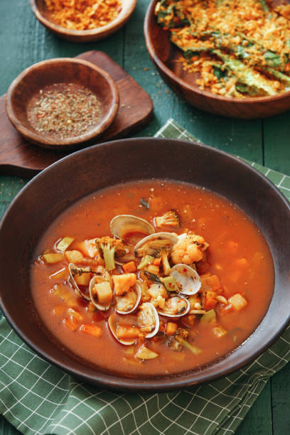 istock Summer Seafood Minestrone 1351664987
