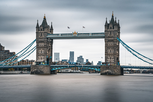 The Famous Tower Bridge in london, a Big Imposing Landmark