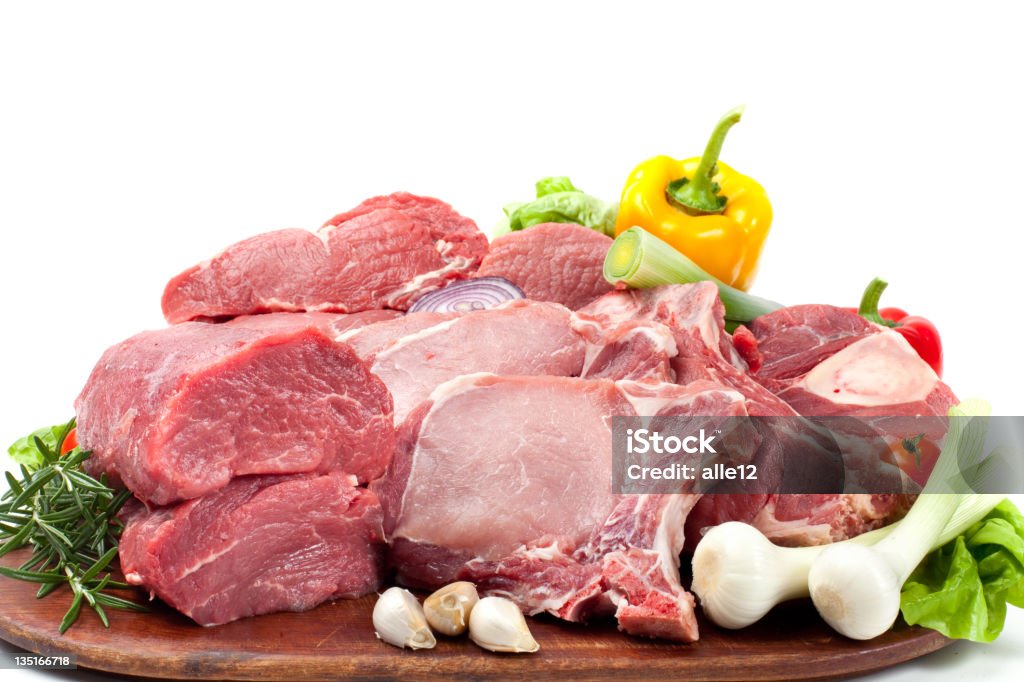 Asorted viande cru - Photo de Aliment libre de droits