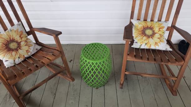 istock Rocking chair porch 1351668342