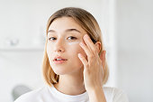 under eye cream skincare moisturizing woman face