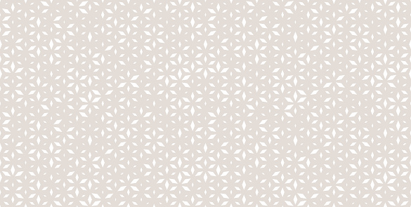 Subtle vector seamless pattern with small diamond shapes, floral silhouettes. Modern minimalist beige background with halftone effect, randomly scattered shapes. Simple stylish texture. Trendy design