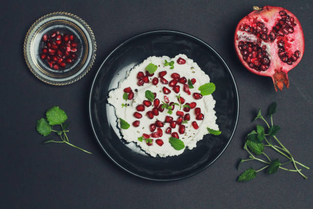 istock Ricotta with pomegranate 1351686634