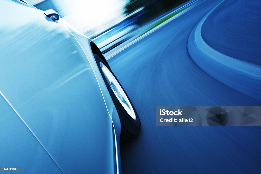 Blue Car - Lizenzfrei Auto Stock-Foto