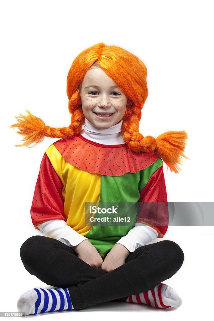 Bambina in disguise - Foto stock royalty-free di Allegro