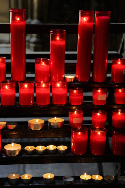 istock Candles in the cathedral 1351715747