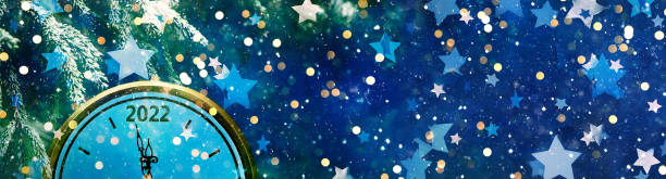 istock Panoramic header to Christmas and New Year. 1351716519