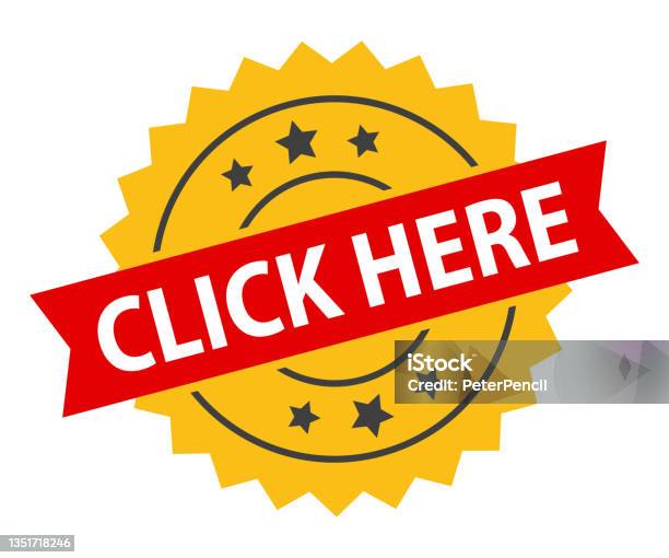Note Click Here Click Here Stamp Imprint Seal Template Grunge Effect Vector Stock ...