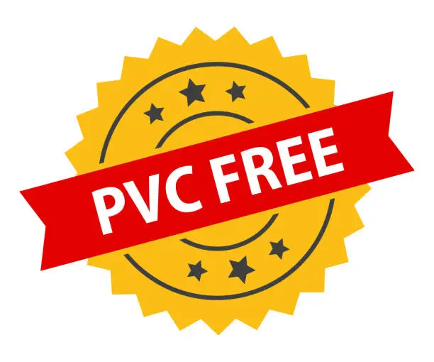 Vector illustration of PVC Free - Stamp, Imprint, Seal Template. Grunge Effect. Vector Stock Illustration