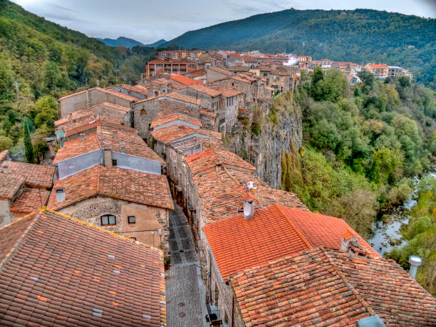 Panoramic view of Castellfollit de la Roca
