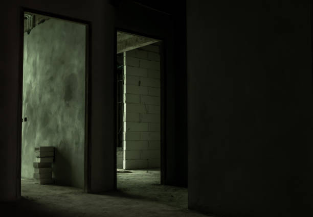 istock Old abandoned building interior that is being renovated. 1351745915