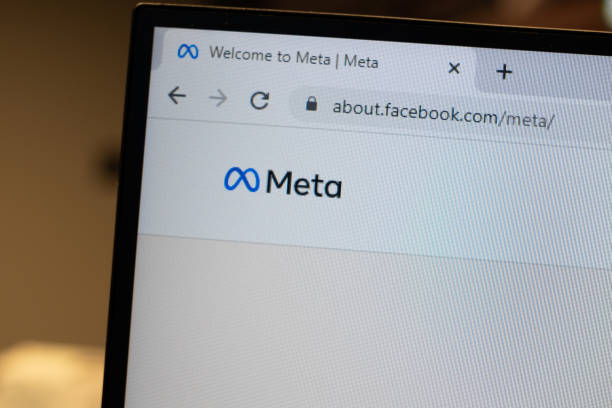 Tallinn, Estonia - Nov 2, 2021: Facebook changes its name to Meta.