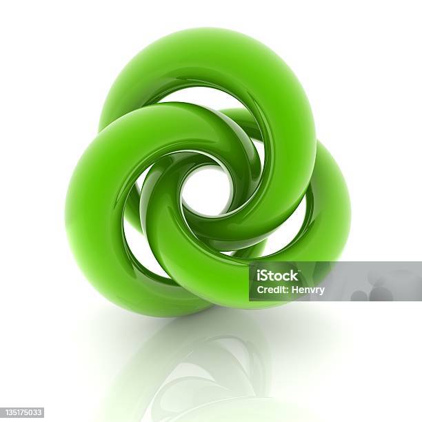 Metallic Curve Shape Stock Photo - Download Image Now - Abstract, Circle, Computer Graphic