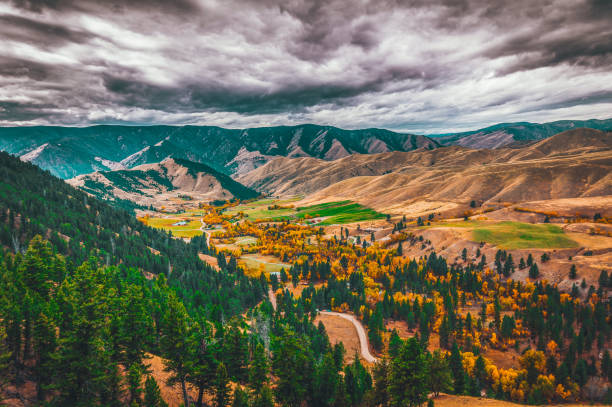 north fork idaho - outdoors environment nature boise foto e immagini stock