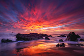 istock Crystal Cove State Park - Sky Fire 1351763219