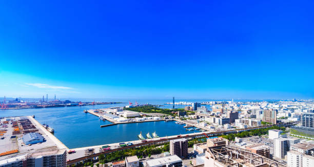 istock Landscape Chiba city and harbor 1351767470