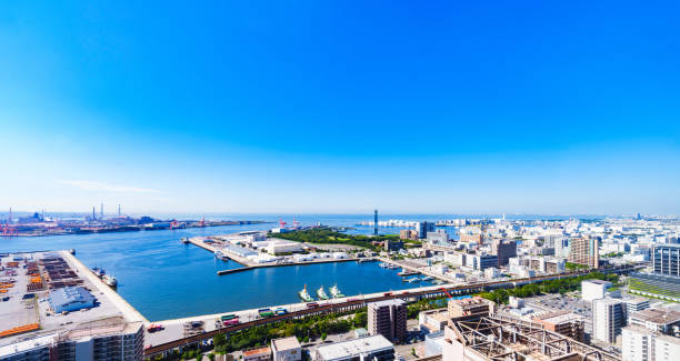 istock Landscape Chiba city and harbor 1351767475