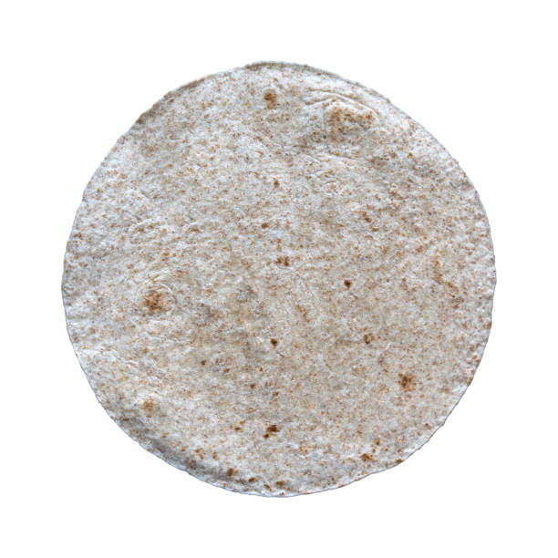 istock Wholegrain wraps isolated on a white background. 1351772207