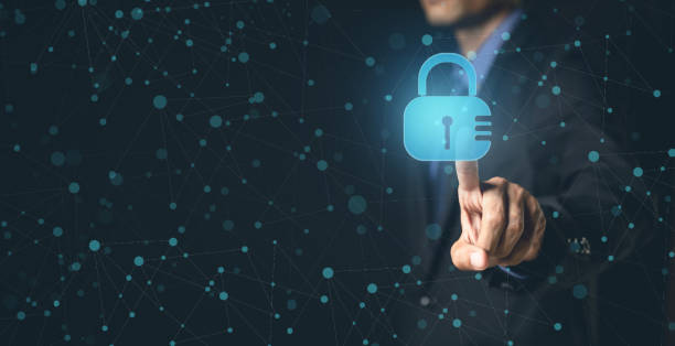 istock CYBER SECURITY Businessman technology Antivirus Alert Protection Security and Cyber Security Firewall Cybersecurity and information technology. 1351772997