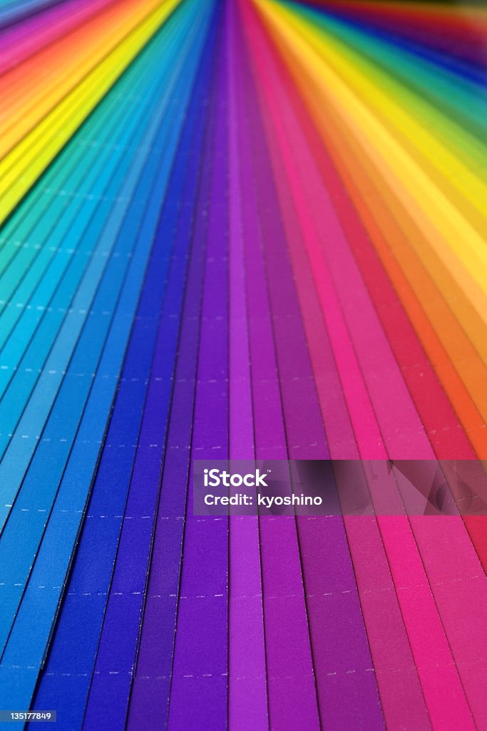 Guia de cores - Royalty-free Aberto Foto de stock