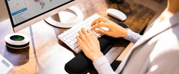 Photo of Wrist Keyboard Rest Against RSI - Repetitive Strain