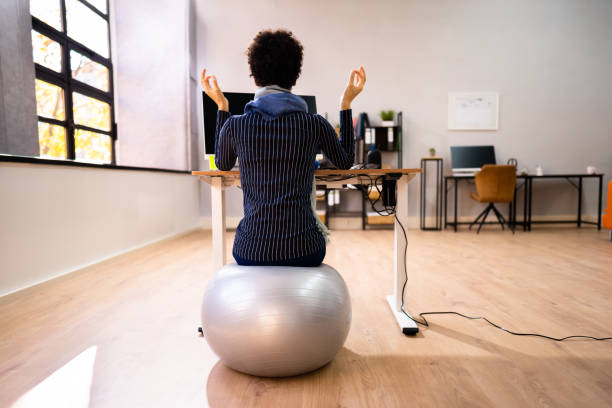 istock Yoga Meditation In Office 1351785900