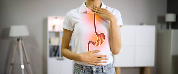 People With Heartburn Health Disease People With Heartburn Health Disease And Pain gastroesophageal reflux disease photos stock pictures, royalty-free photos & images