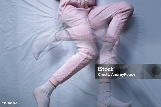 African American Woman With Rls Restless Legs Syndrome Stock Photo - Download Image Now