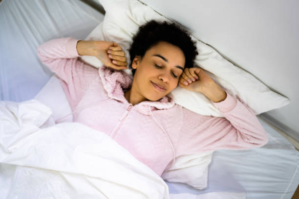 istock African Comfortable Woman Wake Up 1351786547