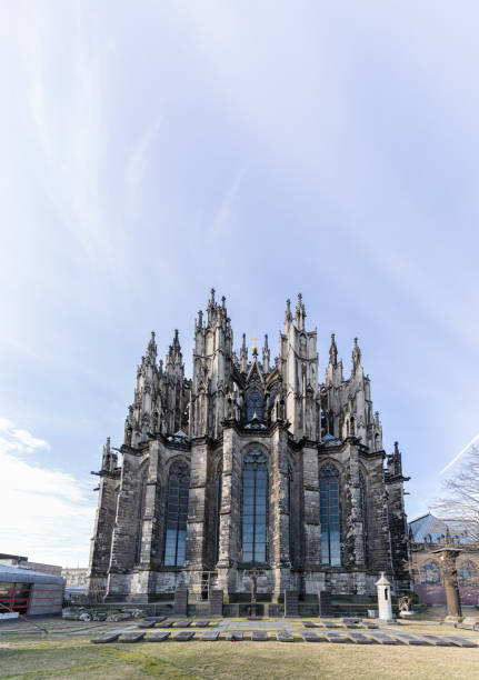 istock Graveyard in the back yard of Cologne Cathedral 1351789816