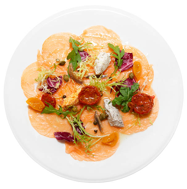 Salmon carpaccio