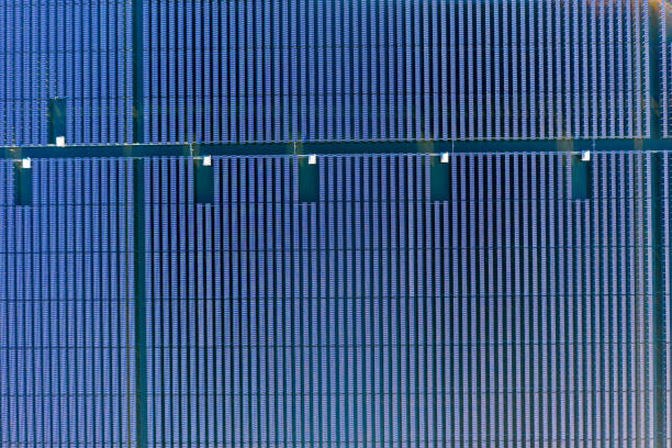 istock Pool and solar power station 1351793575
