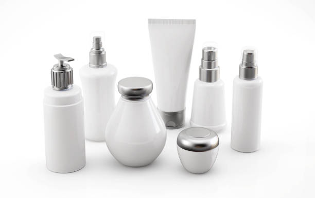 istock Cosmetics products isolated on white background 1351798462