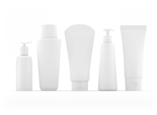 istock Cosmetic Products Temolate Isolated on White background 1351798463