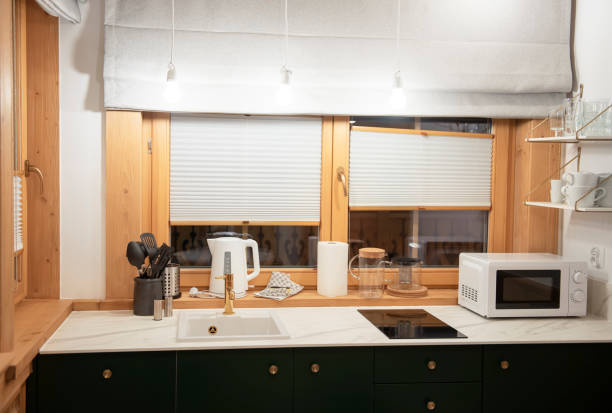 istock Detail of little modern kitchen 1351805261