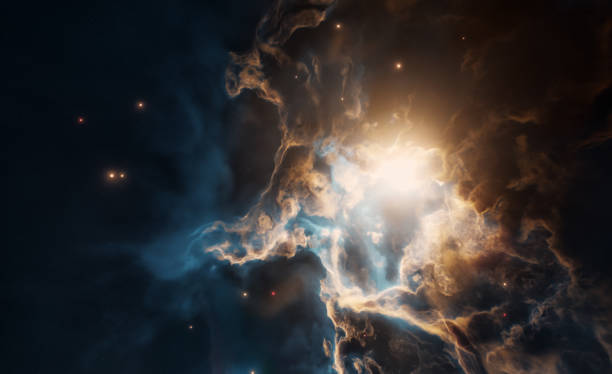 fondo abstracto de nebulosa del espacio profundo - nebulosa espiral fotos fotografías e imágenes de stock