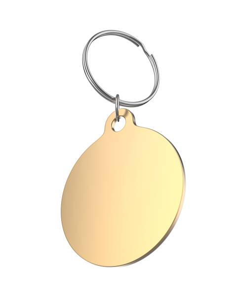 istock Blank Cat Dog Id Tag Name Pendant  Necklace Collar Mockup. 1351817598