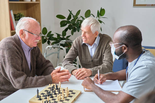istock Senior men talking to the doctor 1351817700