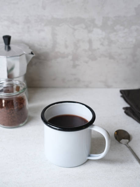 A glass of hot chocolate.