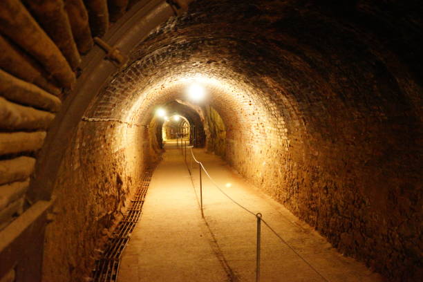 istock Tunnel in Rio Tinto mine 1351822118