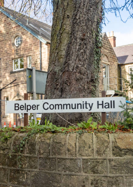 istock Belper Community Hall at Amber Valley in Derbyshire, England 1351826576