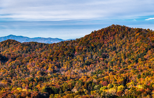 Beautiful fall colors in North Carolina