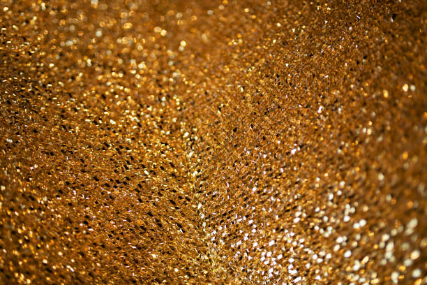 istock Gold sparkling christmas background 1351827914